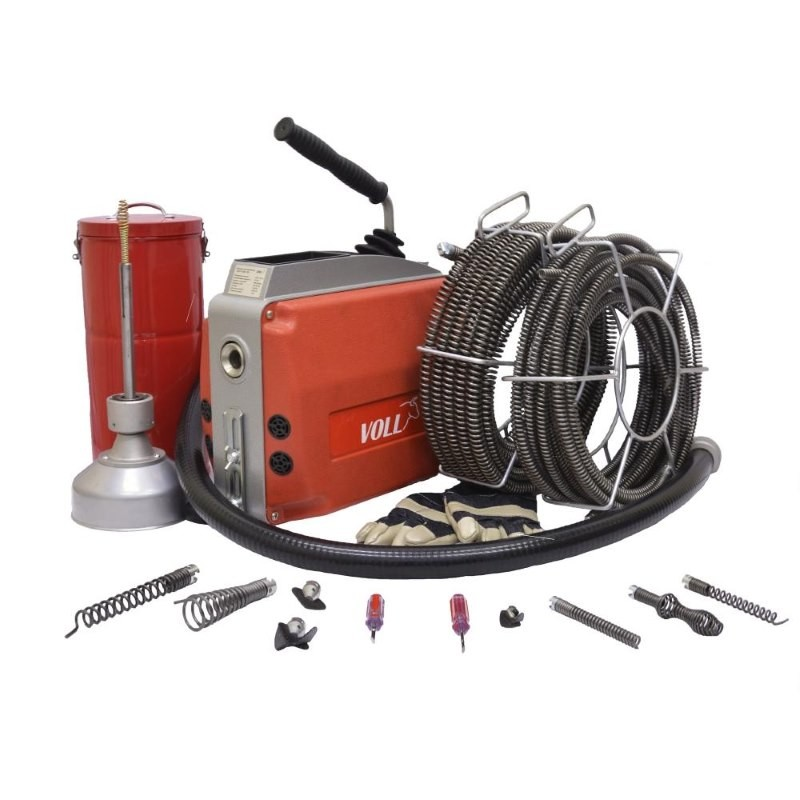 Машина для прочистки труб VOLL V-Clean 150 с компл. 7.00151 Машина для прочистки труб VOLL V-Clean 150 с компл. 7.00151