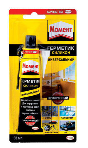 Герметик силиконовый универсальный прозрачный 85мл Henkel 622225