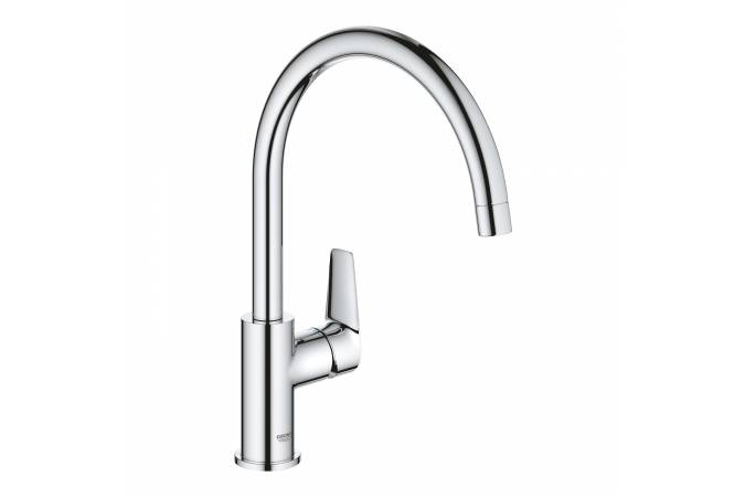 Смеситель Grohe "BauEdge" для мойки с высоким изливом 31367001