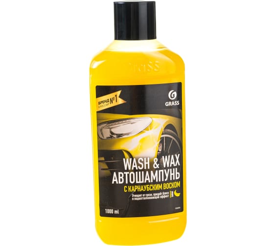 Автошампунь GraSS "Wash & Wax"  1л 110410