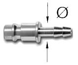 Штуцер быстросъемный с елочкой ф 10 GAV 13777/113C/3