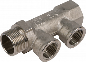 Коллекторная группа Valtec 2 выхода х 3/4х 1/2 ВР (2/70) VTc.550.N.0502