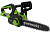 Пила цепная аккумуляторная Greenworks G24CS25K4 25см, c АКБ 4Ач и ЗУ 2007707UB