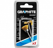 Щётки проволочные латунь 3шт хв 3,2мм 55H067 Щётки проволочные латунь 3шт хв 3,2мм 55H067