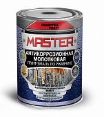 Грунт-эмаль по ржавчине 3 в 1 молотковая FARBITEX ПРОФИ MASTER  Черный 2л