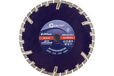 Круг алмазный Cutop ф230 x 3.0 x 8.3 x 22.2 бетон Prof 66-23030