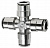Фитинг цанга крест Camozzi 6600 12