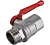 Кран шаровой  VALFEX 3/4" FM рукоятка STANDART ГОСТ VF.215.NR1.034.N/P59