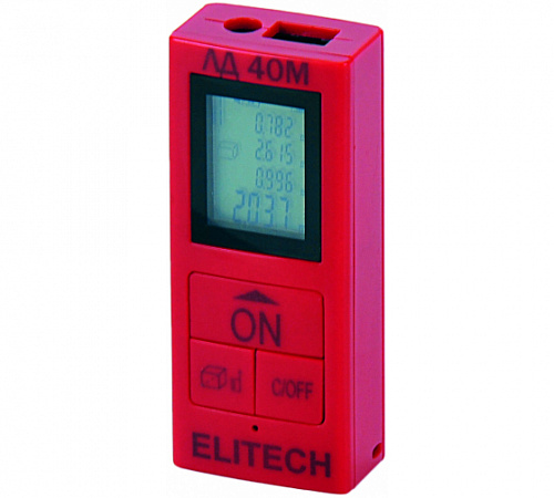 Дальномер Elitech 40м ЛД 40-ЗЕЛ Дальномер Elitech 40м ЛД 40-ЗЕЛ