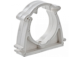 Крепление для трубы со скобой Valtec 32 мм бел.(50/300) VT.KP.F.032