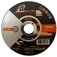 Круг отрезной KRUGO ф230х1,6х22 мет. KQP23016