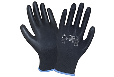 Перчатки нейлон с нитриловым покрытием 2701-BLK-10