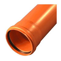 Труба VALFEX PP ф110/3,4   L 500 мм  наруж.кан (1/30) 301100050