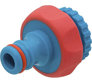 Штуцер  резьбовой G1/2" -3/4" с переходником ДС.071284 Штуцер  резьбовой G1/2" -3/4" с переходником ДС.071284