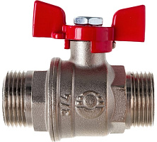 Кран шаровой VALFEX  3/4" MM бабочка STANDART ГОСТ VF.219.NB1.034.N/P59