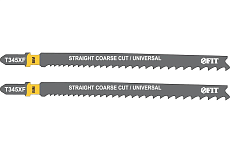 Пилка для электролобзика Fit T345 XF, 2 шт. HQ 40959