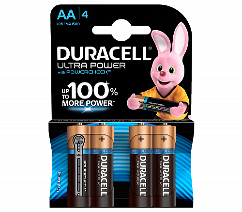 Батарейка Duracell AA LR6-4BL Ultra Power 4шт Батарейка Duracell AA LR6-4BL Ultra Power 4шт