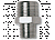 Переходник 1/4"х3/8" GAV  1222/4 12018