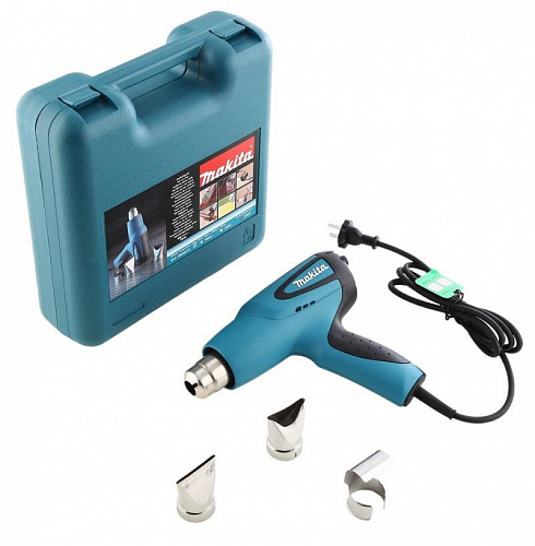 Фен строительный Makita HG5012K кейс набор