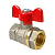 Кран шаровой VALFEX  3/4" FF бабочка PN 40 (20/80) VF.217.NB1.034