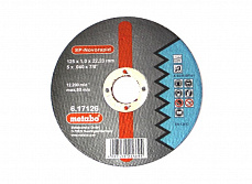 Круг отрезной Metabo ф125x2,0x22 для нержавеющей стали SP-Novorapid 1/25 617163000
