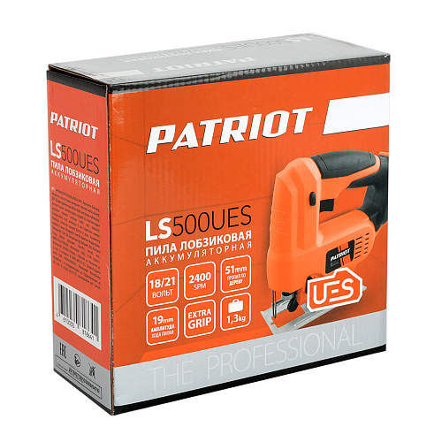 Лобзик аккумуляторный PATRIOT LS 500UES 110303050