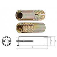 Анкер забиваемый М16 x 20 x 65